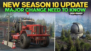 New Season 10 Update Major Change in SnowRunner Everything You Need to Know