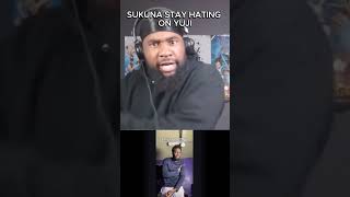 SUKUNA STAY HATING ON YUJI. #anime #jujutsukaisen #shorts #funny #reaction #meme #jokes #comedy