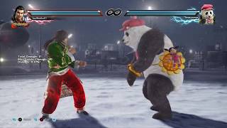 Tekken 7 Lei Wulong Rage Art combo (Bear exclusive)