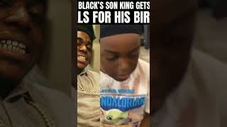 VIBEMASTER38 REPOSTED #kodakblack GIFT his son a diamond grill set #likefatherlikeson #vibemaster38