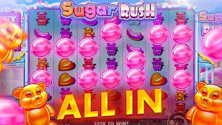 ЖЕСТКО ИГРАЮ НА ВСЕ БАБКИ В SUGAR RUSH 1000 !!! ЛЮТЫЙ ЗАНОС НЕДЕЛИ !!! ПОДНЯЛ КУЧУ БАБОК !!