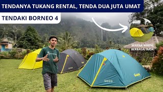 TENDA DUA JUTA UMAT SEKARANG BERWARNA WARNI, TENDANYA TUKANG RENTAL ALAT CAMPING | TENDAKI BORNEO 4