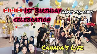 First Birthday nila sa Canada kasama ang pinoy workmates | buhay canada | buhay ofw | jef tv canada