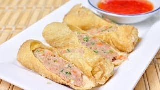 Thai Food - Fried Tofu in Peanut Sauce  (Fong Tao Hu Tod)