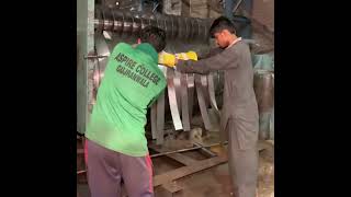 Production Line of Metal Pipes with Amazing Skills