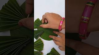 Banana leaf decoration ideas #diy#shorts#ytshorts