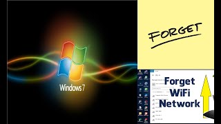 How to remove your wireless network in Windows 7 How to forget network in Windows 7 Forget or Remove