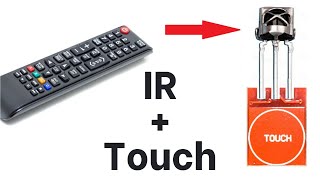 How to make remote control on/off switch with TTP223 touch sensor