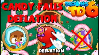 BTD6 - Candy Falls - Deflation - easy (no knowledge, no powers)