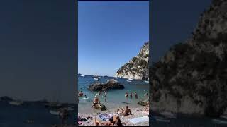 Charms of Capri’s little Beach, Island of Capri 🇮🇹