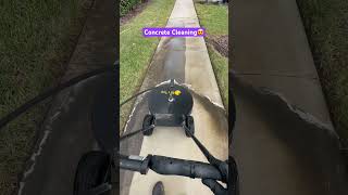 Cleaning Concrete #pressurewashing #home #entrepreneur #fyp #fypシ