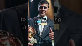 RODRI wins the BALLON D'OR #shorts #football #soccer #rodri #vinicius #ballondor #realmadrid