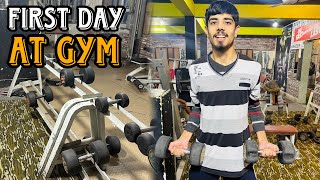 My first day at gym💪|Halat khrab hogyi😅