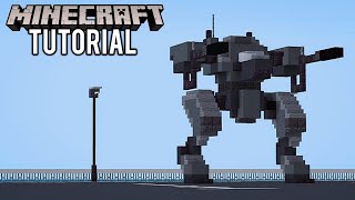 MINECRAFT : How To Build A Nova-Wolf Mech Tutorial