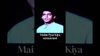 Salman didn't get Maine Pyar Kiya on his first screen test✨