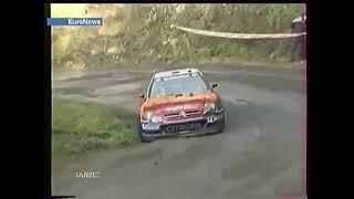 Accident en recos et retraite de Carlos Sainz (rallye d'Australie 2004) - Euronews