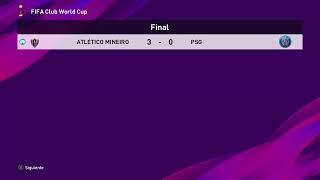 SER UNA LEYENDA PES 2020 #43-MUNDIAL DE CLUBES ATL. MINEIRO ¿FINAL VS PSG?