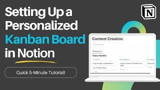 How to Set Up a Kanban Board in Notion - 2024