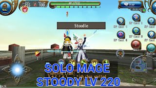 SOLO MAGE | MY WAY TO CLEAR STOODY LV 220 AS MAGE | TORAM ONLINE