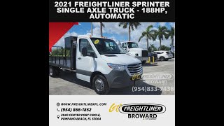 2021 Freightliner Sprinter Single AXLE Truck-188HP