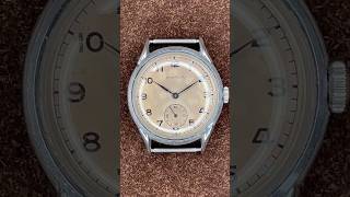 Eterna Caliber 520H Swiss Vintage Military Watch Front and Back エテルナ スイス スモールセコンド ミリタリー ビンテージ腕時計表裏