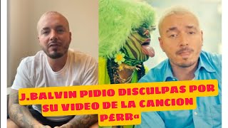 JBalvin decide pedir disculpas por el video de su canción P£rrV/Madre disculpame