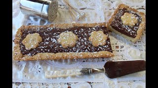 Crostata con farina di farro monococco e crema Pan di Stelle