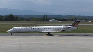 Lufthansa Cityline CRJ-900 landing at Graz Airport | D-ACNR