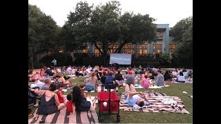 美国圣安东尼奥凯越度假酒店的露天电影 Outdoor Movies at The Hyatt  in San Antonio【我的美国生活 My American Life 36】