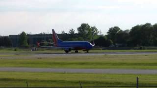 Southwest 737-300 Takeoff | Greater Rochester Int'l (KROC)