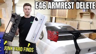 If you have a manual E46 you NEED this mod - BMW e46 armrest delete - 330ci Track car build