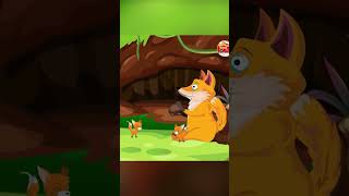 বাচ্চাসহ শিয়াল পরিবার BANGLA CARTOON । THAKURMAR JHULI | FAIRY TALES । FOX SERIES #shorts