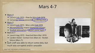 Exploration of the Solar System - Mars 4-7