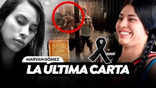 Así Fue La Emotiva Carta Que Escribió Maryan Gómez Días Antes De Su Muerte - Despedida Del Desafío