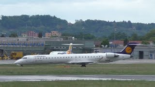 Lufthansa Cityline CRJ-900 landing at Graz Airport | D-ACKH