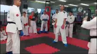 Shiai kumite ! trocando experiências,  seguindo em frente nos treinos .