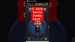 how to unlock 3 July daily combo card hamster Kombat | hamster Kombat daily combo cards