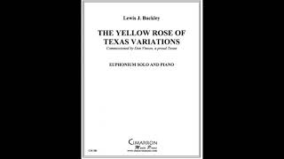 Buckley The Yellow Rose of Texas Variations (A=440) "Karaoke - Accompaniment"