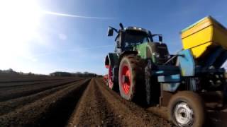 [GoPro] Préparation du sol | Plantation des pommes de terre | Fendt | Renault | Catry/Netagco |