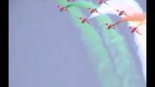 The Indian Air Force   Suryakiran Aerobatic Team Music by Les Lewis