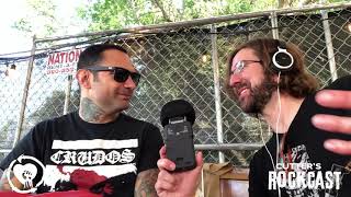 Cutter Backstage at Riotfest With Rise Against's Joe Principe