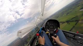 Glider flight #296: Rolladen Schneider LS-4a - PH-1514 - SU (Lemelerveld)