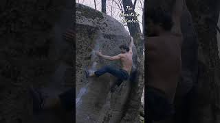 Unleashing Flash crux move of Emil | Air On Fire (7C - 8A) #shorts