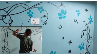 how to painting  like a stencil designs