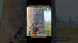 Hacker 😈 bolte fastest sniper King 💥 Only DANGER RAKA 💀 #shorts #trending #bgmi #pubg #shortsfeed