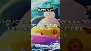 Snorlax Surfing? Watch Out for Tsunamis! 🌊😂 #Snorlax #PokémonHumor #GamingLaughs