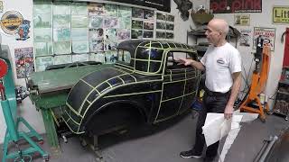 Lazze Metal Shaping: Step 2 Class 1932 3 Window Coupe Body From Scratch!