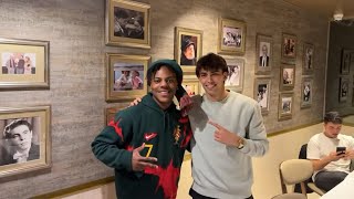 IShowSpeed Meets João Félix And Barks At Him