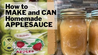 How to make Homemade Applesauce