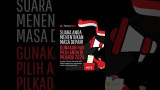 Ayo kita gunakan hak pilih dalam Pilkada Serentak 2024. Jangan Golput karena merusak demokrasi